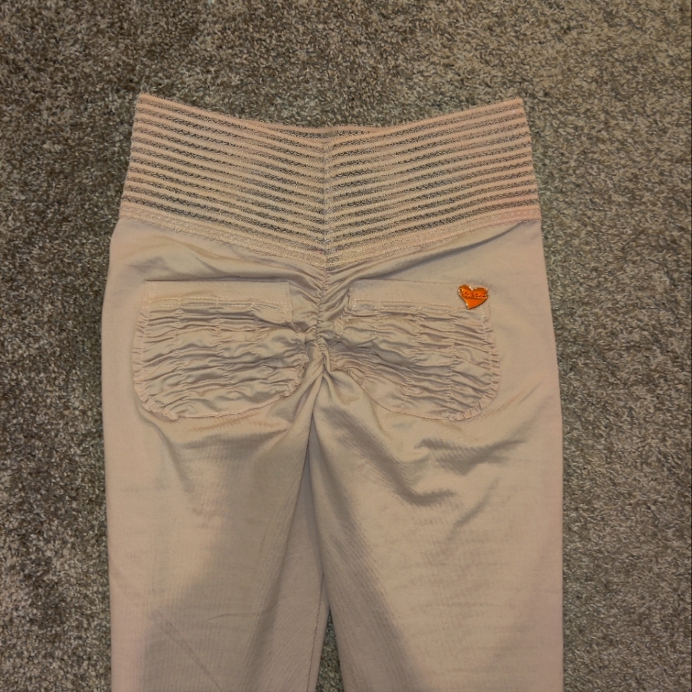 NWOT Cute Booty Lounge blush pink full length leggings